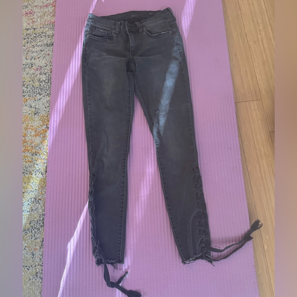 Blank nyc jeans with ties - great condition